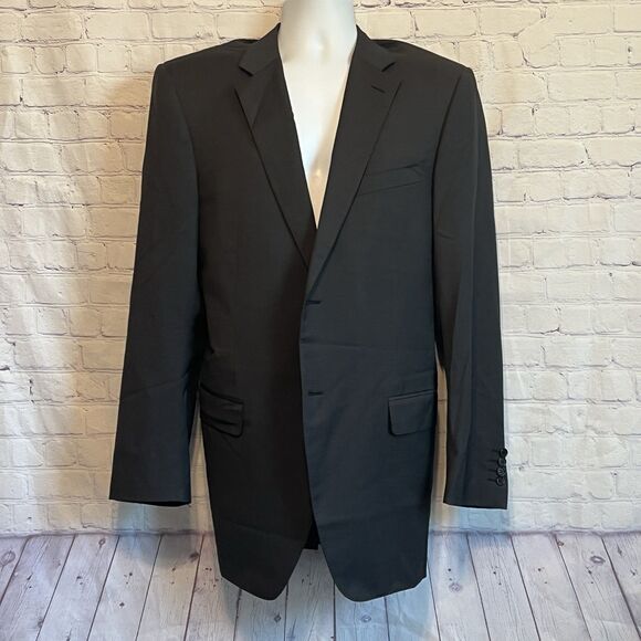 Mens Canali Blazer Jacket Coat Wool Made in Italy Navy Blue EU 54 / US 44L - Picture 2 of 14